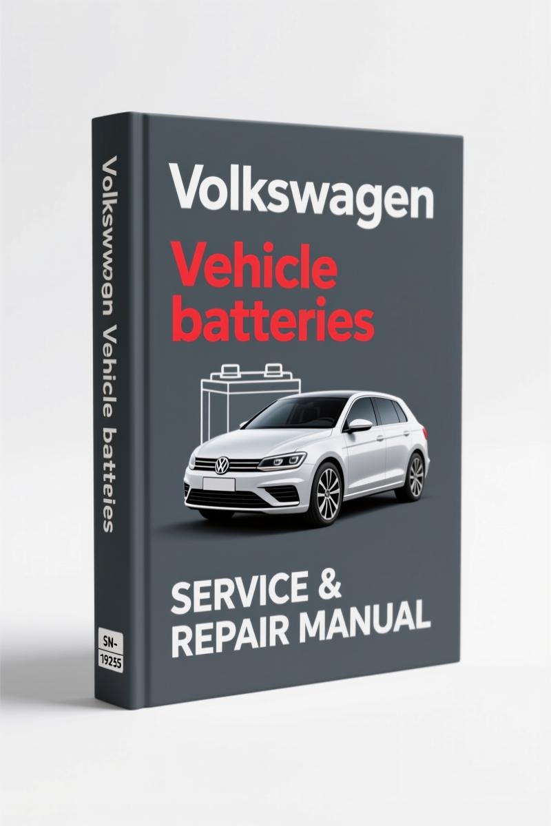 volkswagen vehicle batteries training manual, volkswagen manual, volkswagen vehicle