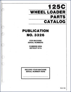 volvo bm michigan 125c 1988 parts catalog, volvo bm michigan parts catalog, volvo bm michigan bm