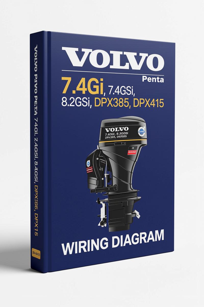 volvo penta 7.4gi, 7.4gsi, 8.2gsi, dpx385, dpx415 service, volvo penta service manual, volvo penta penta