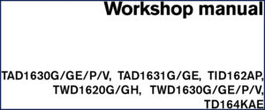 volvo penta tad1630g workshop manual, volvo penta workshop manual, volvo penta penta