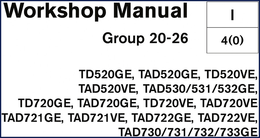 volvo penta td520ge tad520ge td520ve tad520ve tad530ge workshop, volvo penta workshop manual, volvo penta penta