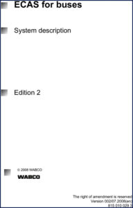 meritor wabco ecas 2008 technical manual, meritor wabco manual, meritor wabco wabco