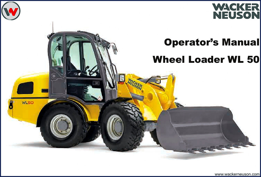 wacker neuson wl 50 2008 operators manual, wacker neuson manual, wacker neuson neuson