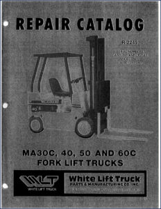 white ma30c, ma40c, ma50c, ma60c 1989 parts catalog, white parts catalog, white ma30c,