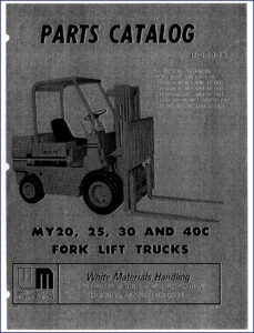 white my20, my25, my30, my40c parts catalog, white parts catalog, white my20,