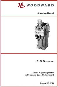 woodward 3161 1983 operators manual, woodward manual, woodward 3161