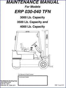 yale 040, 030, 035 1997 service manual, yale service manual, yale 040,