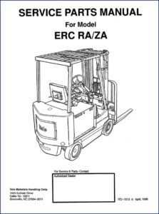 yale erc, ra, za 1995 parts catalog, yale parts catalog, yale erc,