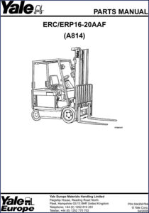 yale erc16aaf, erc18aaf, erc20aaf, erp16aaf, erp18aaf 2008 parts, yale parts catalog, yale erc16aaf,