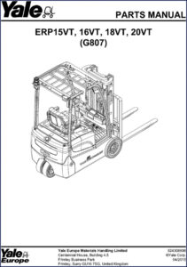 yale erp15vt erp16vt erp18vt erp20vt 2015 parts catalog, yale parts catalog, yale erp15vt