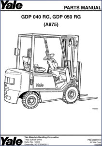 yale gdp 040 rg gdp 050 rg 2002, yale parts catalog, yale gdp