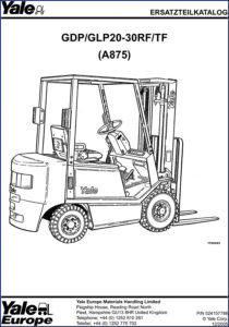 yale glp20, gdp20, gdp30, glp30 2008 parts catalog, yale parts catalog, yale glp20,