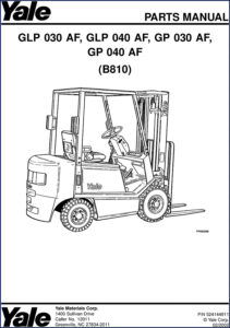 2002 yale glp/gp parts manual, manual,  yale