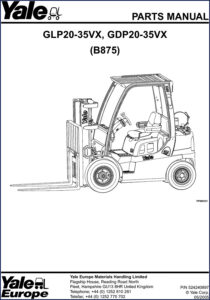 yale glp20, yale manual