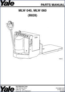 yale mlw 040, mlw 060 2002 parts catalog, yale parts catalog, yale mlw