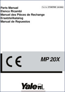 yale mp 20x 2000 parts catalog, yale parts catalog, yale mp