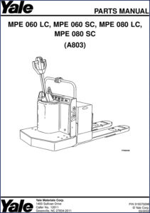 yale mpe 060 lc, mpe 060 sc, mpe, yale parts catalog, yale mpe