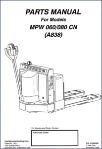 2000 yale mpw 060, manual,  yale
