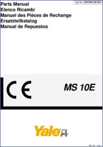 yale ms 10e 2006 parts catalog, yale parts catalog, yale ms