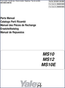 2006 yale ms10, manual,  yale