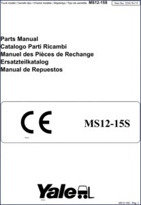 yale ms12, ms15 parts catalog, yale parts catalog, yale ms12,