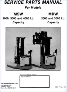yale msw2000, yale manual
