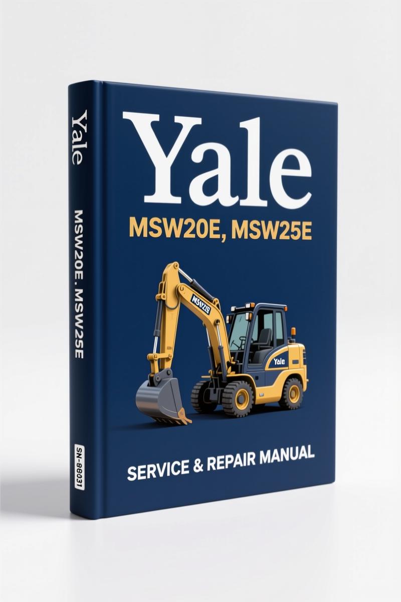 yale msw20e, msw25e 2003 parts catalog, yale parts catalog, yale msw20e,