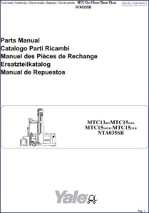 yale mtc1380, mtc15, nta035sb parts catalog, yale parts catalog, yale mtc1380,