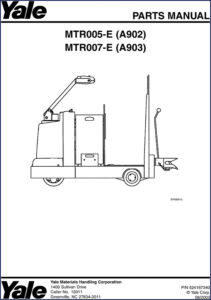 yale mtr005 mtr007 2003 parts catalog, yale parts catalog, yale mtr005