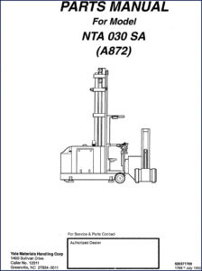 yale nta 030 sa 1998 parts catalog, yale parts catalog, yale nta