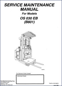 yale os 030 eb 1999 service manual, yale service manual, yale os