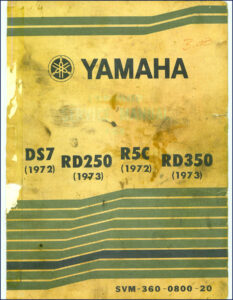 yamaha ds7 rd250 r5c rd350 1972 service manual, yamaha service manual, yamaha ds7
