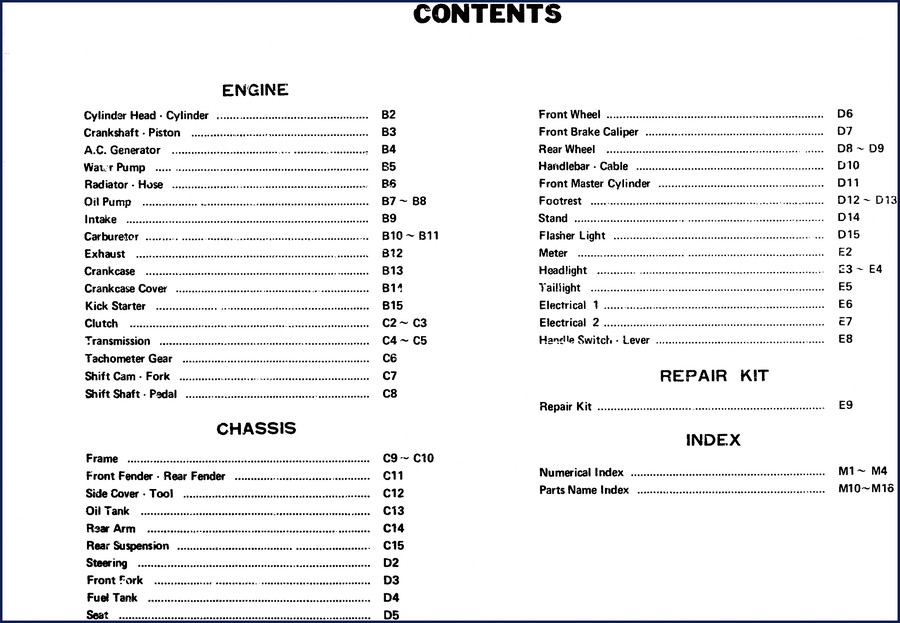 yamaha rd350lc 1982 parts catalog, yamaha parts catalog, yamaha rd350lc