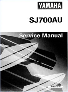 yamaha sj700au service manual, yamaha service manual, yamaha sj700au