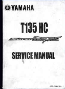 yamaha t135 service manual, yamaha service manual, yamaha t135