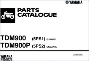 yamaha tdm900 tdm900p parts catalog, yamaha parts catalog, yamaha tdm900