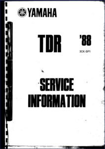 yamaha tdr 1988 service manual, yamaha service manual, yamaha tdr