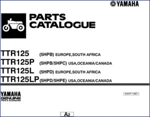 yamaha ttr125, ttr125p, ttr125l, ttr125lp parts catalog, yamaha parts catalog, yamaha ttr125,
