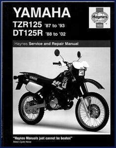 yamaha tzr125, dt125r 2002 service manual, yamaha service manual, yamaha tzr125,