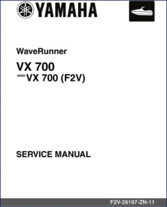 yamaha vx 700 service manual, yamaha service manual, yamaha vx