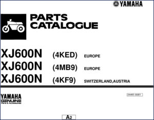 yamaha xj600n parts catalog, yamaha parts catalog, yamaha xj600n