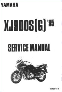 yamaha xj900s 1995 service manual, yamaha service manual, yamaha xj900s