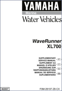 yamaha xl700 service manual, yamaha service manual, yamaha xl700