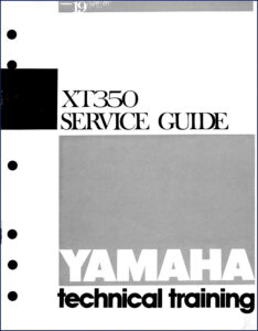 yamaha xt350 1985 service manual, yamaha service manual, yamaha xt350