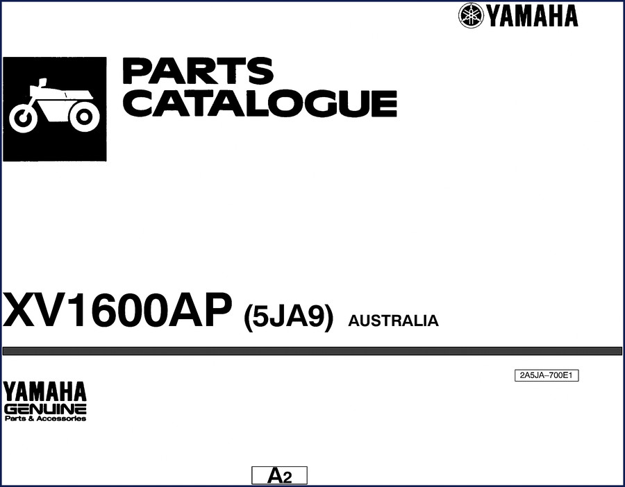 yamaha xv1600ap parts catalog, yamaha parts catalog, yamaha xv1600ap