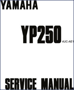 yamaha yp250 service manual, yamaha service manual, yamaha yp250