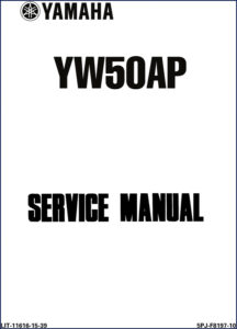 yamaha yw50ap service manual, yamaha service manual, yamaha yw50ap