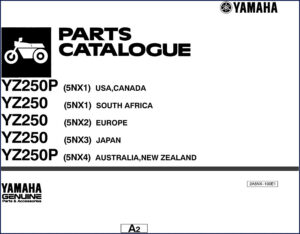 yamaha yz250 parts catalog, yamaha parts catalog, yamaha yz250