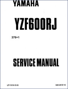 yamaha yzf600rj 1996 service manual, yamaha service manual, yamaha yzf600rj
