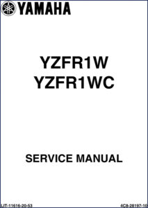 yamaha yzfr1w yzfr1wc service manual, yamaha service manual, yamaha yzfr1w